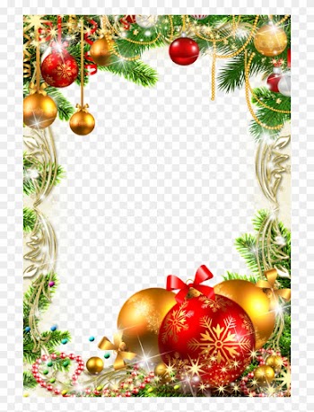 Christmas Decoration Free Png Transparent Background - Christmas Card Background Png