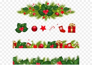 Christmas decoration Garland Clip art - Christmas Border 
