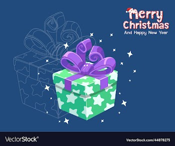 christmas decoration gift with merry christmas