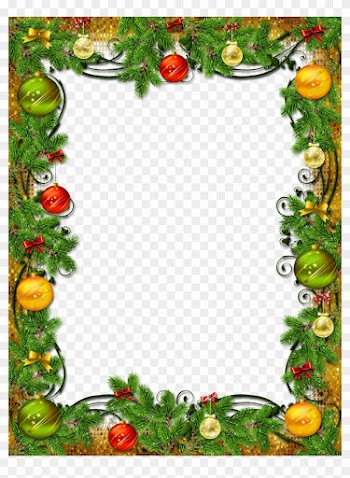 Christmas Decoration Png - Christmas Picture Frame Png