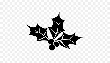 Christmas decoration Silhouette Mistletoe - mistletoe 