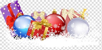 Christmas decoration Snowflake , Snowflakes and Christmas gifts transparent background PNG clipart