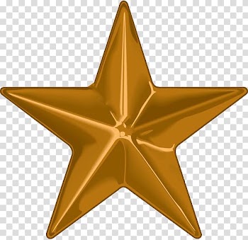 Christmas decoration Star of Bethlehem Tree-topper Christmas ornament, gold stars transparent background PNG clipart