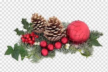 Christmas decoration transparent background PNG clipart