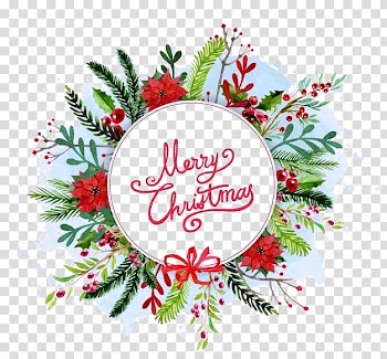 Christmas decoration Watercolor painting Christmas Eve, christmas transparent background PNG clipart