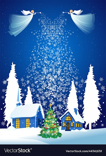 christmas decoration with angels