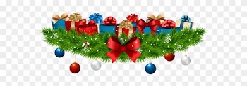 Christmas Decoration With Gifts Png Clip Art Image - Christmas Gifts Images Png