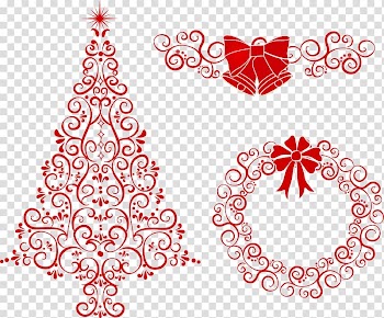 Christmas decoration Wreath Scalable Graphics, pattern Christmas decoration transparent background PNG clipart