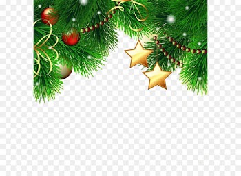 Christmas decorative border element 