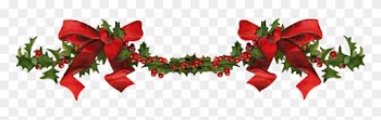 Christmas Divider Clipart - Christmas Banner Transparent Background