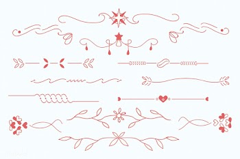 Christmas divider set | Free stock vector - 846277