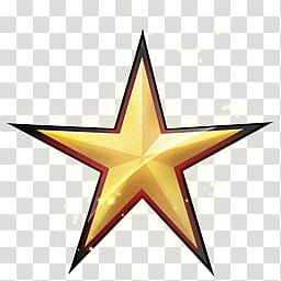 Christmas Dock Icons, Star, yellow star illustration transparent background PNG clipart