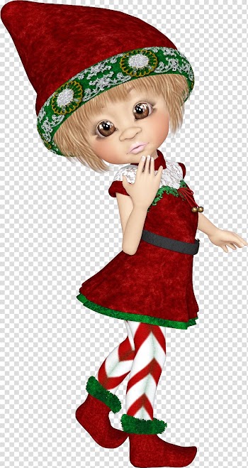 Christmas Dolls Elf , christmas transparent background PNG clipart