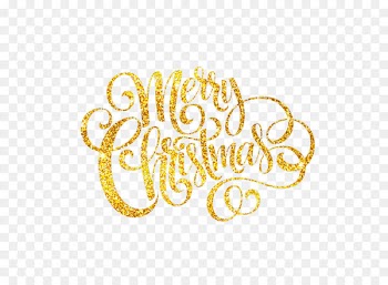Christmas Download - Golden Merry Christmas 