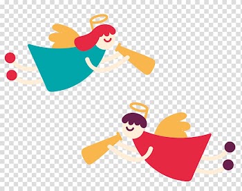 Christmas Drawing , angel transparent background PNG clipart