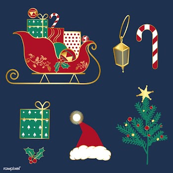 Christmas elements | Free stock vector - 503479