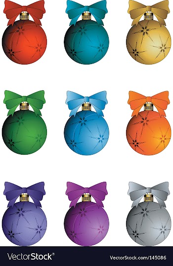  					Christmas elements set vector image														