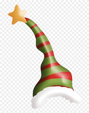 Christmas Elf Hat Clip Art - Hat