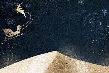 Christmas Eve background, festive winter | Free PSD - rawpixel