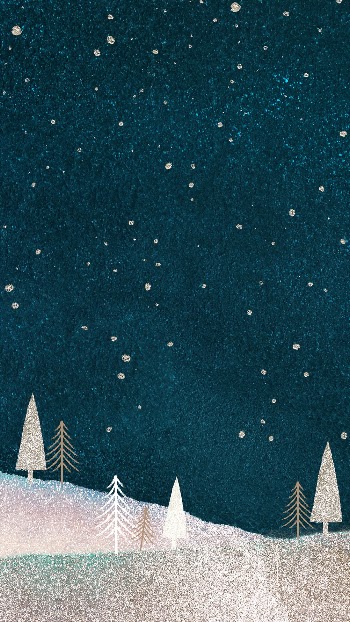 Christmas Eve mobile wallpaper, glitter | Free Photo - rawpixel