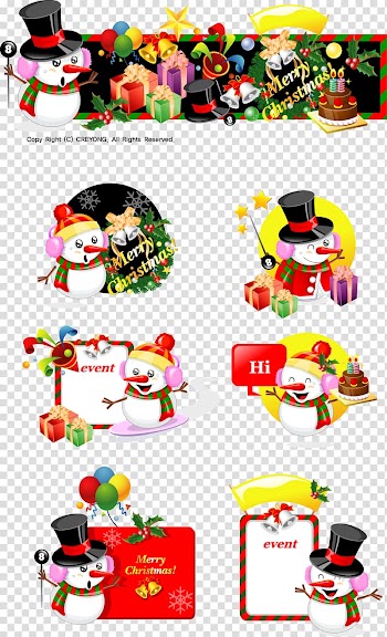 Christmas Eve Snowman Cartoon, Christmas snowman transparent background PNG clipart