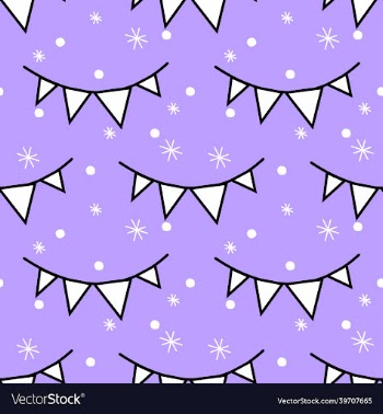 christmas flags on a square background - color