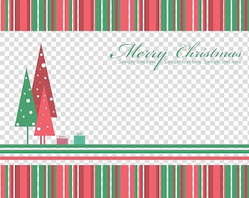 Christmas frame transparent background PNG clipart