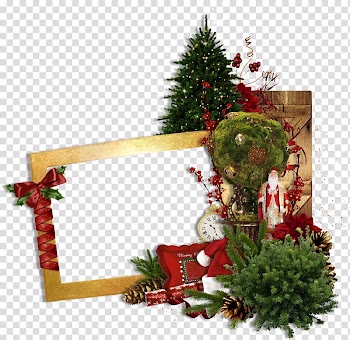 Christmas Frames, tag transparent background PNG clipart