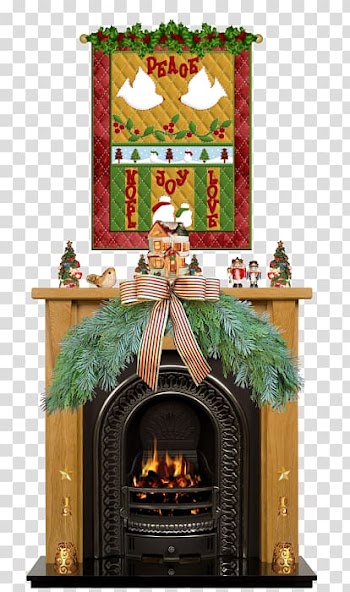 Christmas Furnace Fireplace, Christmas Stove transparent background PNG clipart