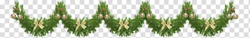 Christmas garlands, white and green Minecraft character transparent background PNG clipart