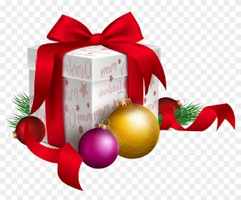 Christmas Gift And Ornaments Transparent Png Clip Art - Christmas Gift Png
