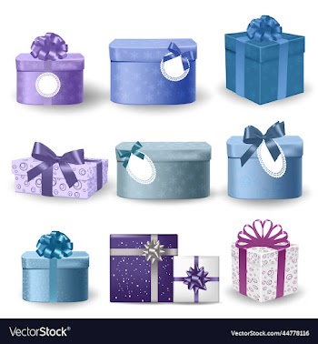 christmas gift boxes on white background