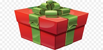 Christmas gift-bringer Icon - Transparent Red Large Gift Box PNG Clipart 