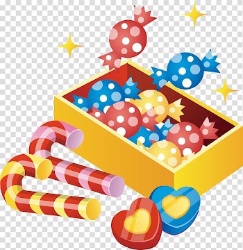 Christmas Gift, Christmas candy material transparent background PNG clipart