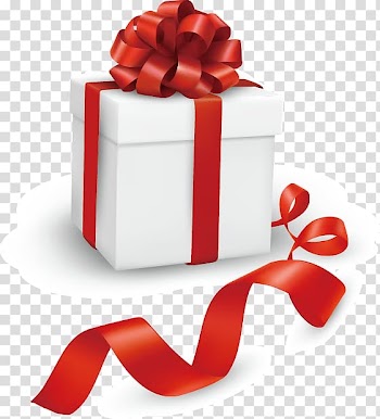 Christmas gift Decorative box , Valentine's Day Gift transparent background PNG clipart