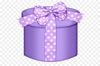 Christmas gift Pink Clip art - Purple Round Gift Box PNG Clipart 