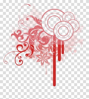 Christmas gift special, red floral transparent background PNG clipart