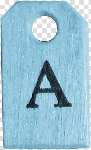 Christmas gift special, teal letter A decord transparent background PNG clipart