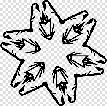 Christmas Gimp Brushes, black star illustration transparent background PNG clipart