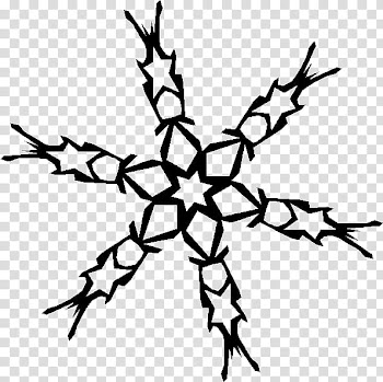 Christmas Gimp Brushes, black stars illustration transparent background PNG clipart