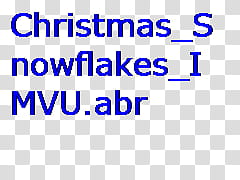 Christmas Gimp Brushes, Christmas Snowflakes text transparent background PNG clipart