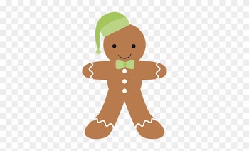 Christmas Gingerbread Clip Art - Gingerbread Girl Clipart