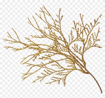 Christmas Gold Leaf Png