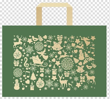 Christmas Graphic design, Christmas bag transparent background PNG clipart