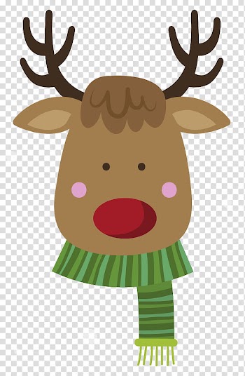 Christmas Graphics, brown moose illustration transparent background PNG clipart