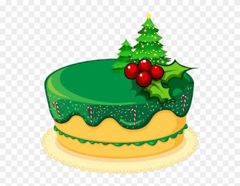 Christmas Graphics, Christmas Clipart, Christmas Paper, - Christmas Cake Clipart