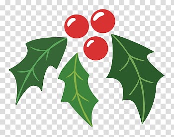 Christmas Graphics, green leaves illustration transparent background PNG clipart