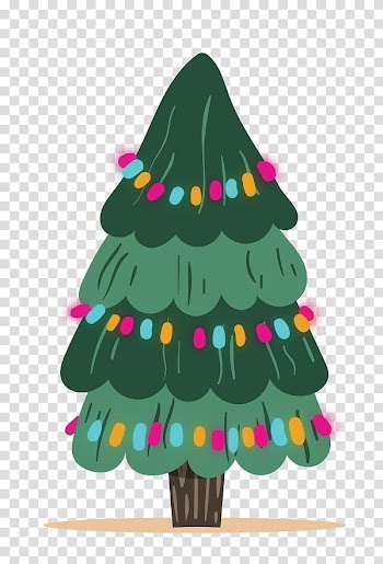 Christmas Graphics, green tree illustration transparent background PNG clipart