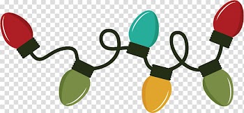 Christmas Graphics, string lights transparent background PNG clipart