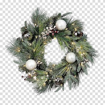 Christmas grass ring transparent background PNG clipart